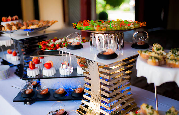 Häppchen buffet hochzeit