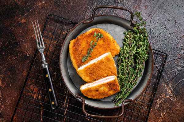 Cordon Bleu mit Schinken und Käse