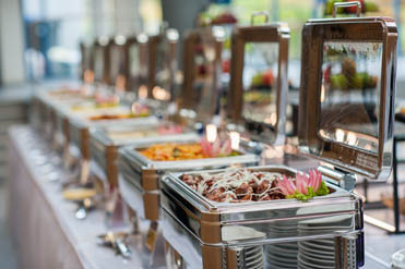Partyservice Bellmann gestaltet Buffet-Arrangements für Hochzeiten