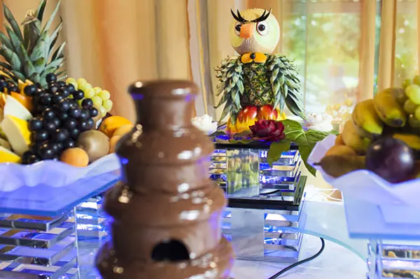 Schokobrunnen Buffet Catering für Hochzeiten und Events